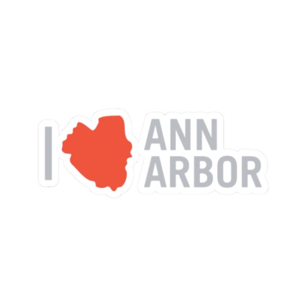 I Love Ann Arbor Sticker - Image 4