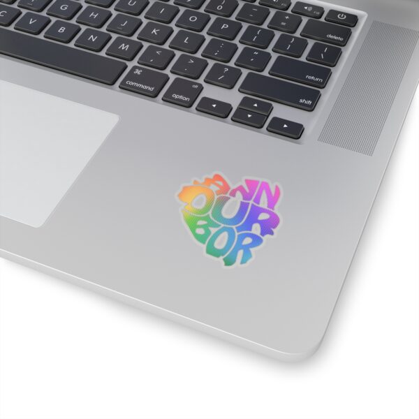 Ann Ourbor Rainbow Sticker - Image 2