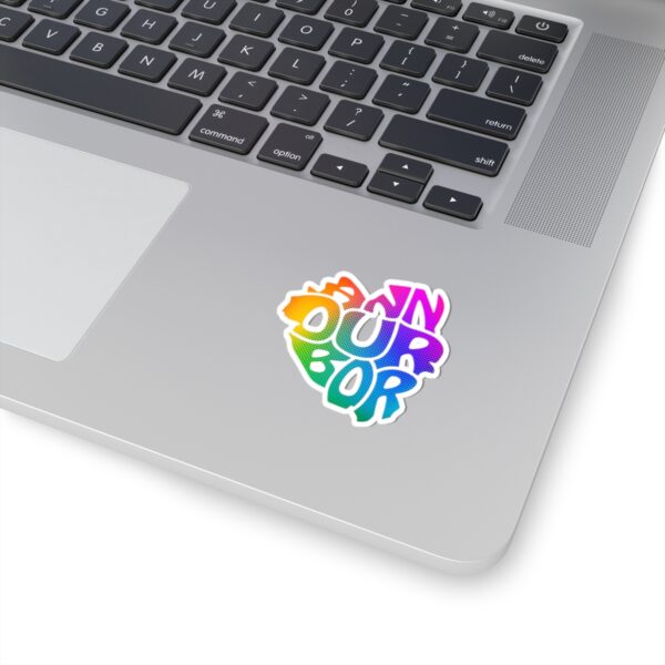 Ann Ourbor Rainbow Sticker - Image 5