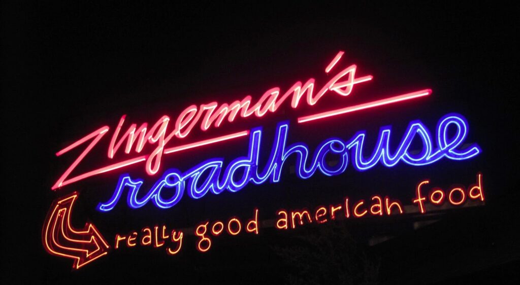 Zingermans Roadhouse Sign